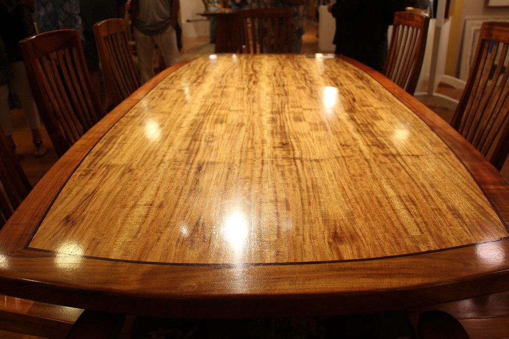 Blond Koa Table Table Made From Blonde Koa Acacia Koa Flickr