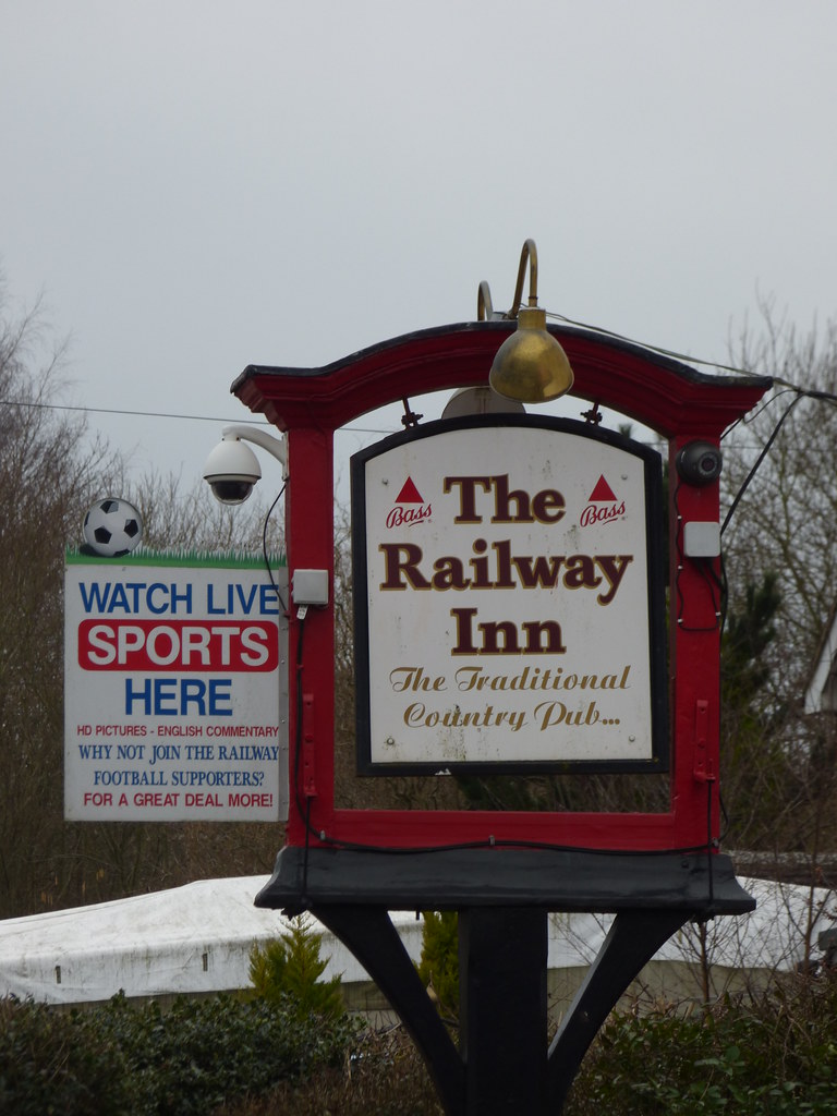 The Railway Inn - Station Road, Berkswell - pub sign