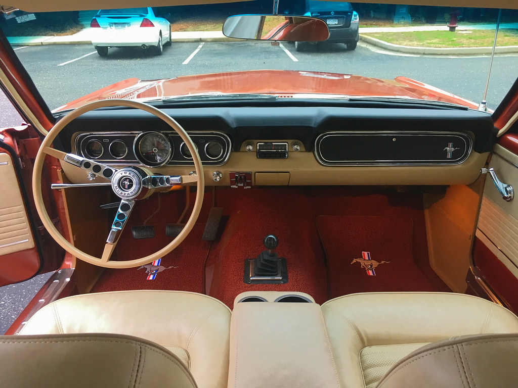 1966 Mustang Emberglo Parchment Interior Daphne Al