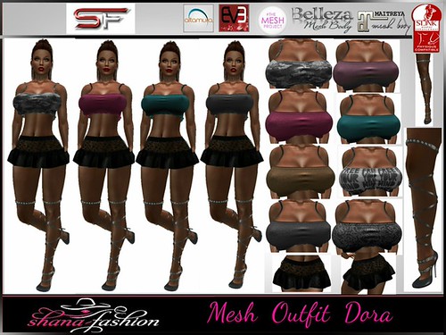 _Mesh_Outfit Dora | by Joanna Carter Shana Store