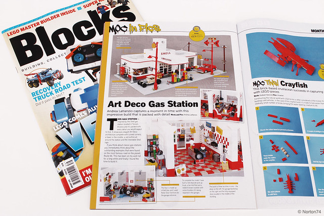 Blocks # 39 - January 2018 - featuring the Art Déco Gas Station