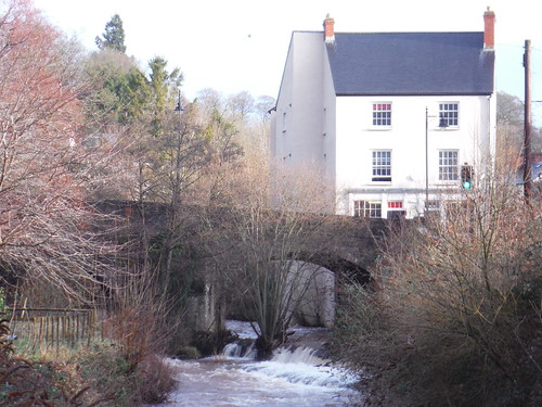 Bridge over River Honddu, Brecon SWC Walk 306 - Brecon Circular (via Y Gaer, Battle and Pen-y-crug)