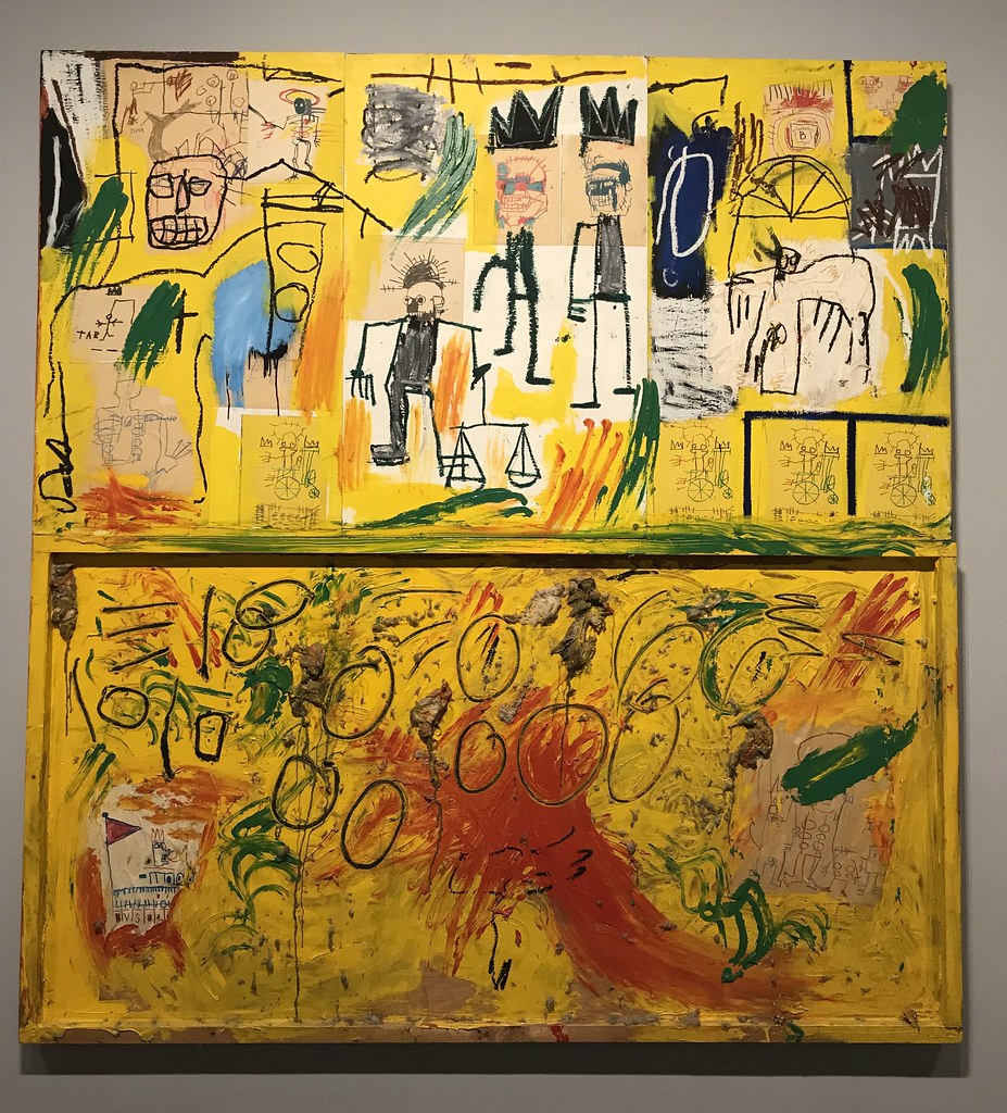 Untitled (Yellow Tar and Feathers), 1982, Jean-Michel BASQUIAT.