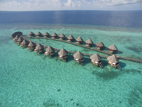 Water Bungalow - Aerial
