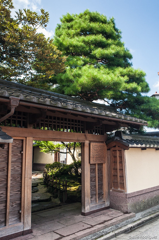 Una de las casas de samuráis