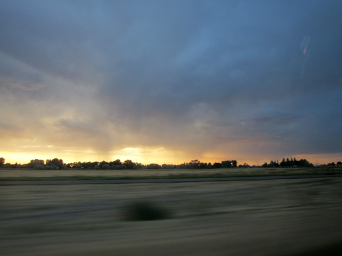 The road to Yellowstone by pr0digie, utah sunset yellowstone storm clouds blur roadtrip highway