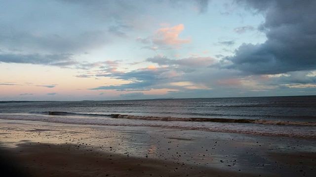 cloud reflections #naturephotography #nature #landscapephotography #landscape #seaside #sea #sealife #coast #water #sand #urban #urbanphotography #sky #natureporn #walking #sun #sunset #clouds #pastels #reflection #winter