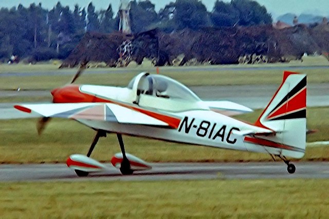 N81AC   Stephens Akro [111] RAF Finningley~G 30/07/1977