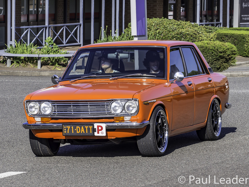1971 Datsun 1600 at "Coffee and Breakfast with Muscle Cars" 29 October 2017