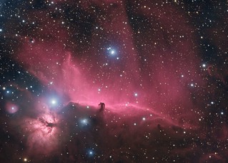 Flame and Horsehead Nebula (IC434) in HaRGB | by Andrew Klinger