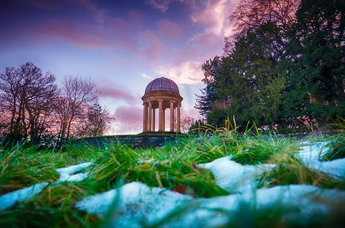 nikon nikond7100 d7100 green grass snow temple sky skyscape countryside country clouds colours colors dome tamron1024mm trees tamron bracketedshots blue purple lowperspective helmsley yorkshire northyorkshire iratebadger