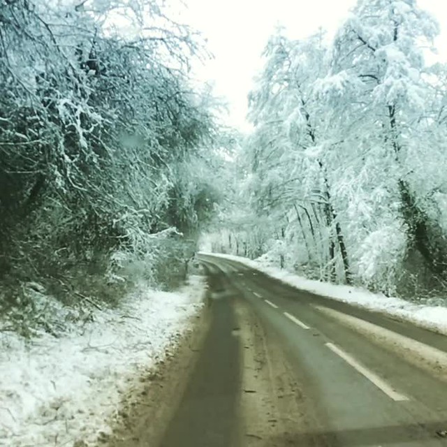 Shropshire snow drive