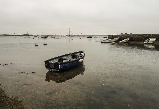A Grey Day at Emsworth Harbour.