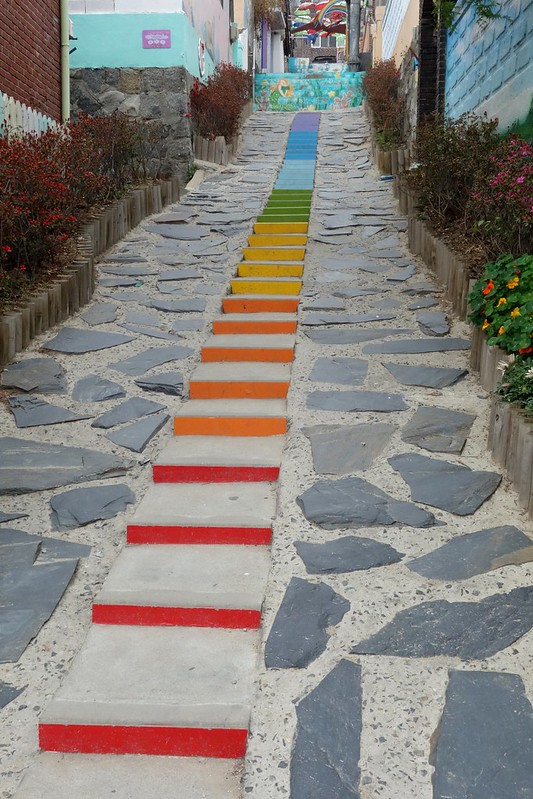 Rainbow Stairs (Songwol Dong Fairytale Village, Incheon, South Korea)