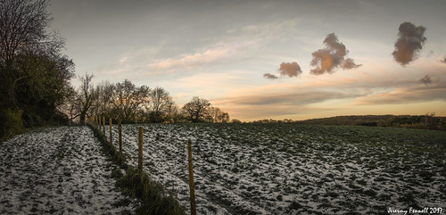 Winter landscape by zolaczakl, bristol henbury hallen photographybyjeremyfennell landscape snow fence fields clouds blaisecastleest