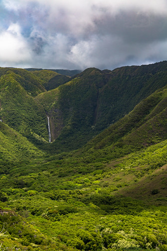 hawaii waterfall molokai kaunakakai unitedstates us