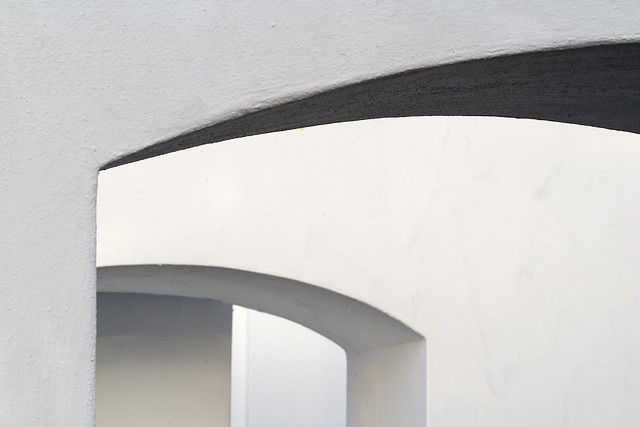 Arches Segment of Pori Church in Early Morning Light, Santorini Details 113