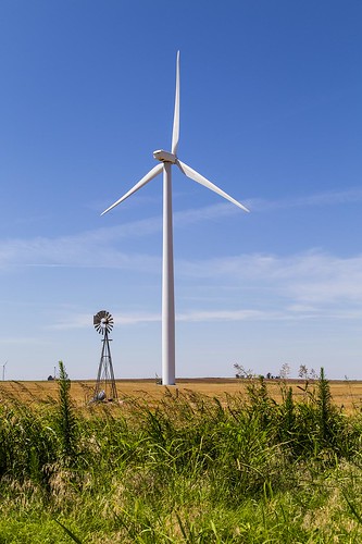 color oklahoma landscape windmills