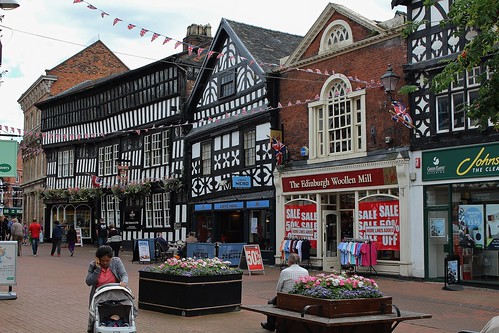 england town europe cheshire tudor elizabethan streetview nantwich halftimberedhouse townview