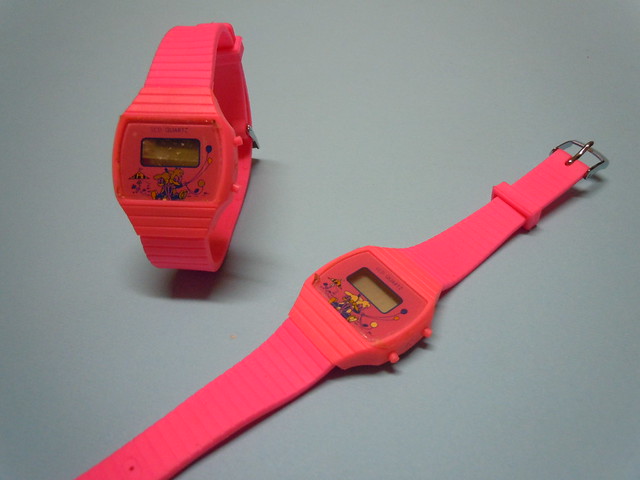 80s Vintage Woody & Winnie Woodpecker Kids' Wrist Watches