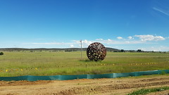 Sculpture outside of Cooma