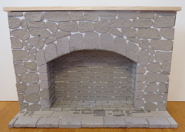 3. 1:6 Stone Fireplace