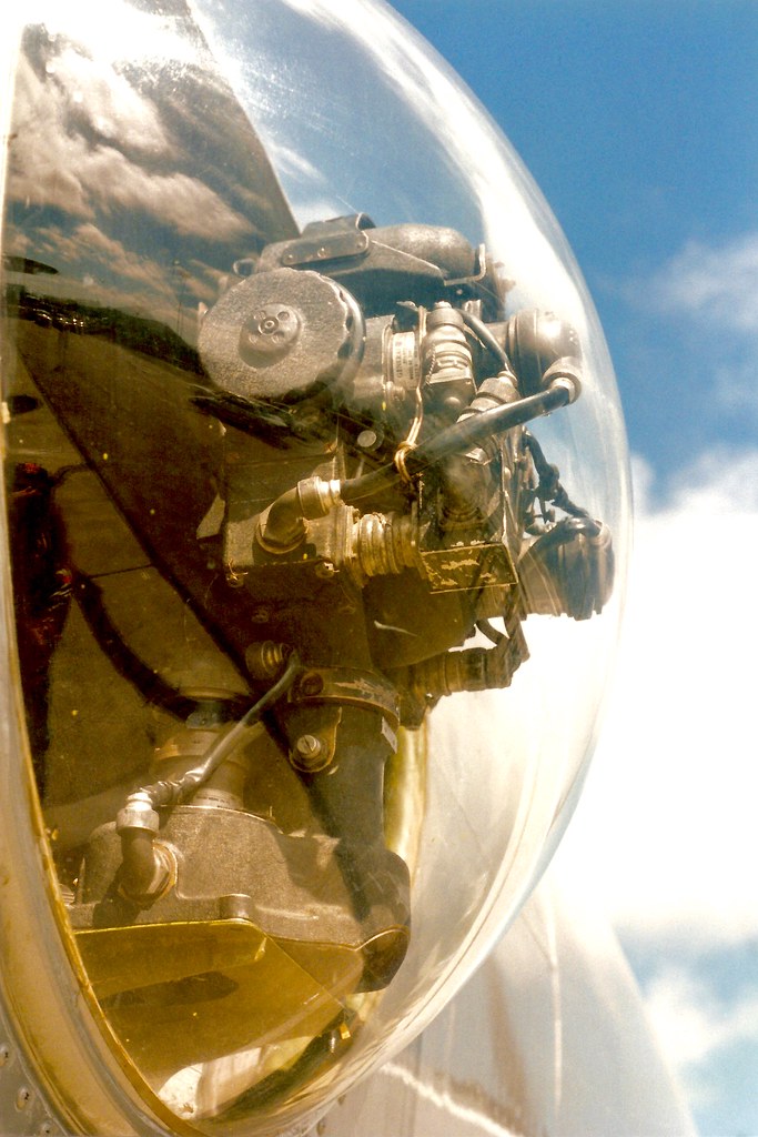 Fifi Rides Gunner Position B-29A-Fifi right hand gunner's dome from aft 95-14-26 - a photo on ...