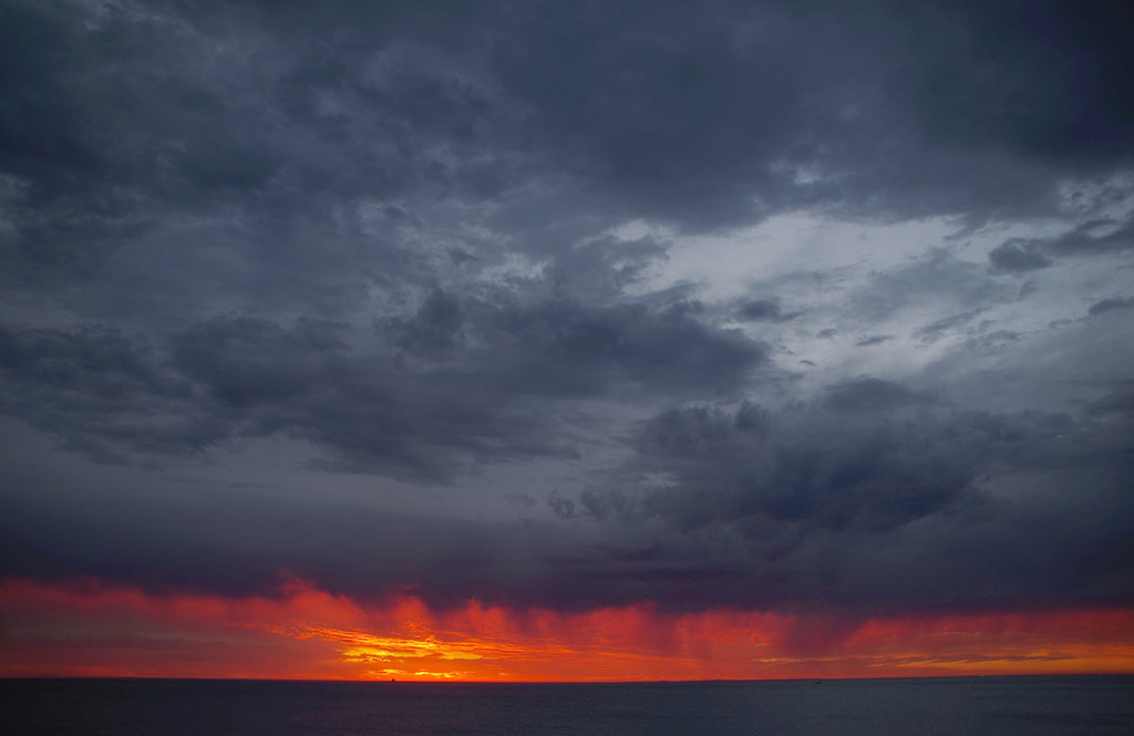 Sunset, Mosman Beach, Fremantle, WA, 21/10/17