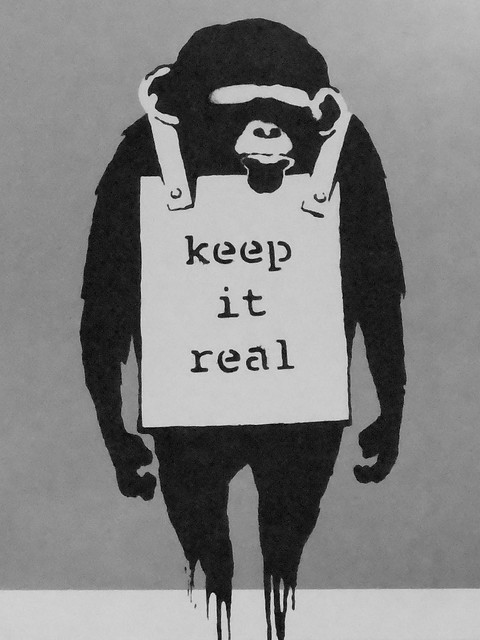 Keep it real Banksy exhibition Amsterdam