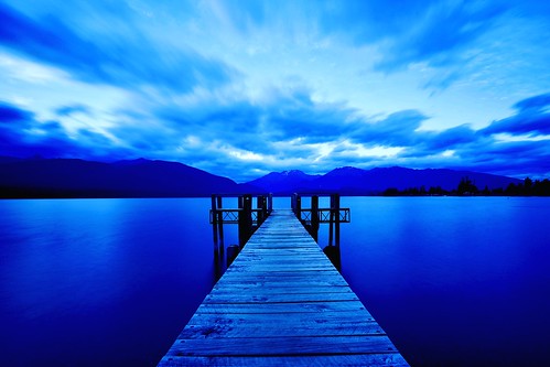 surreal eveninglight blue calm d750 nikon landscape scenery lake newzealand