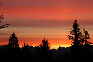 Winter sunrise - Everett, WA USA