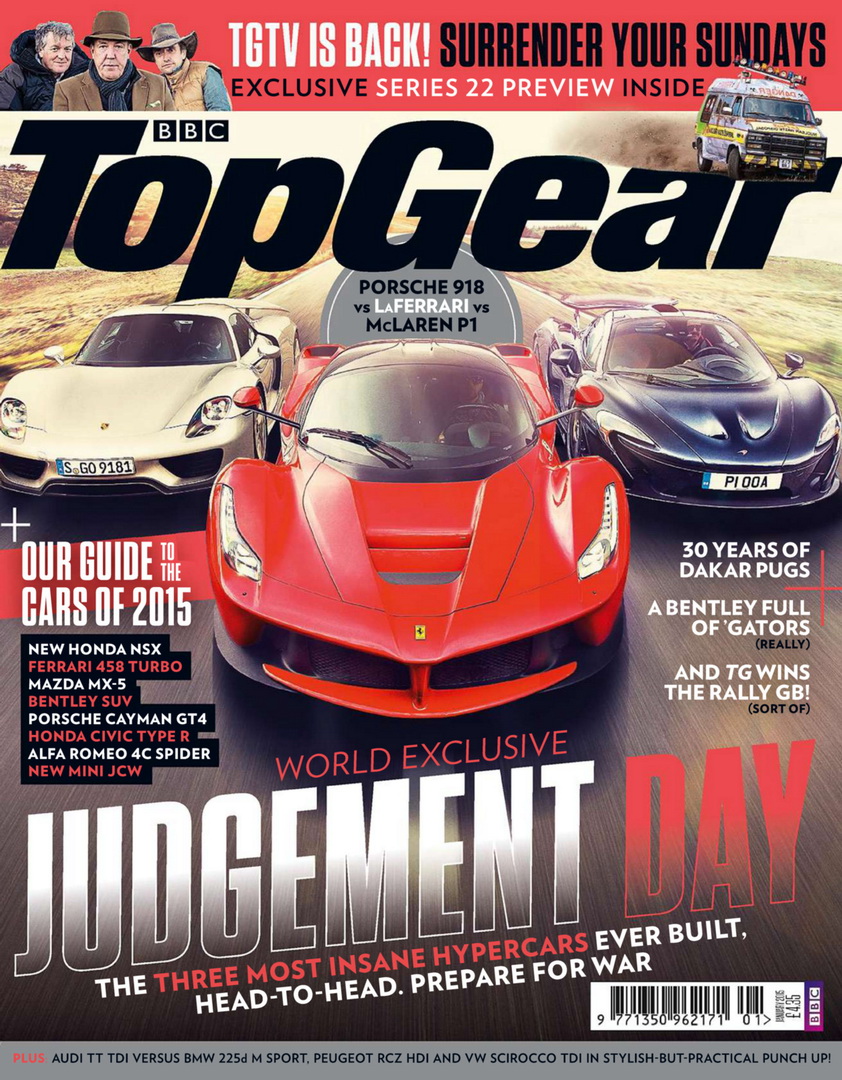 Image of BBC Top Gear UK - 2015-01 - cover