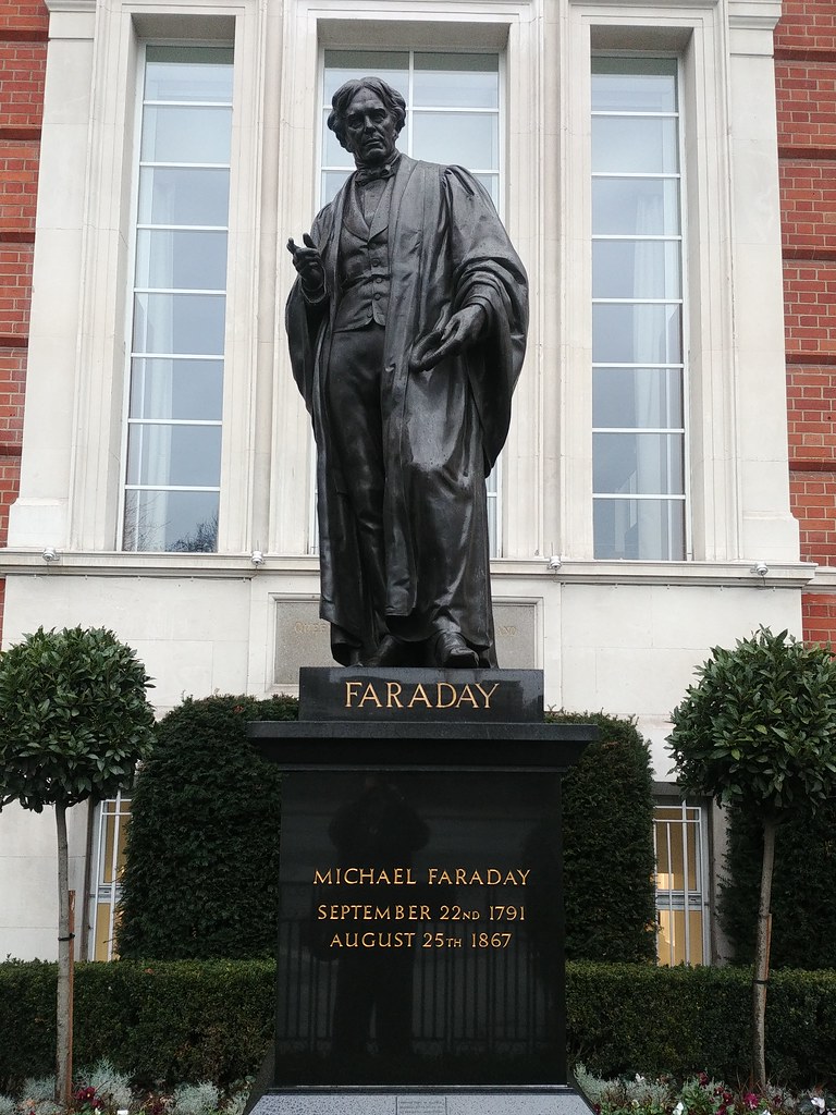 Michael Faraday, John Foley (Sculptor), Savoy Place, Westm