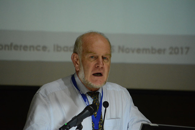 Emile Frison at IITA 50th Anniversary Conference