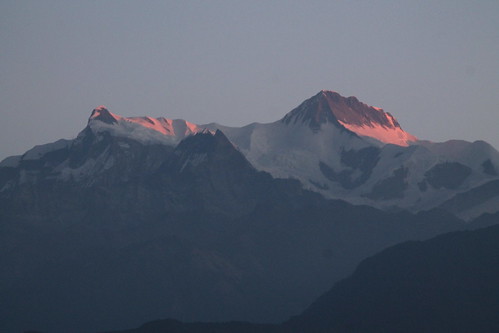 pokhara nepal himalaya sarankot canon eos 1100d mountain reflex