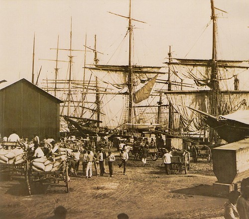Cà phê tại cảng Santos Sao Paulo - 1880 | by ngtghaivan.amg