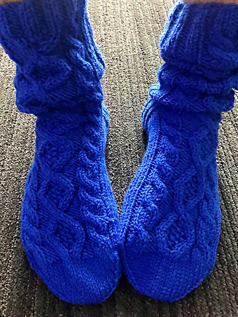 New Royal Blue Socks By Tangles Creations 2