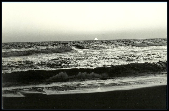 Sunset on the Pacific Ocean. 117-5--- 5-9-71