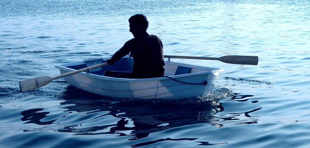 Rowing Man, Staten Island, NY | A man who was rowing past my… | Flickr