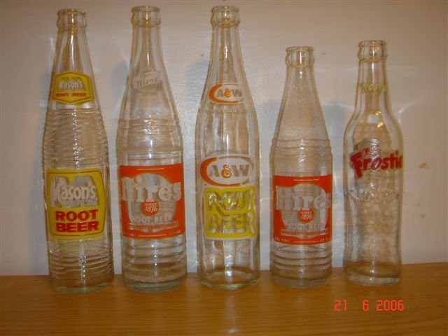 Root beer bottles