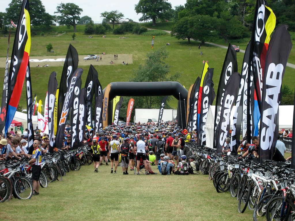 500 riders ready to start the 1/2 mile run | Ben Freeman | Flickr