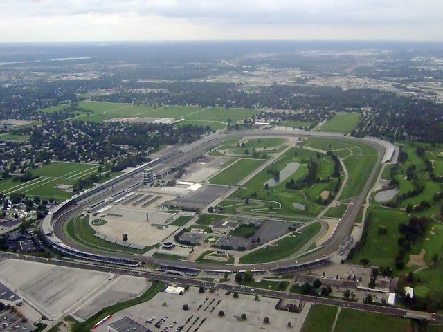 Aerial of Indianapolis Motor Speedway