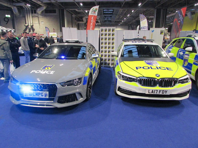 West Midlands Police Audi RS7 (OY67 JDZ) & West Mercia Police BMW 530d (LA17 FDY)