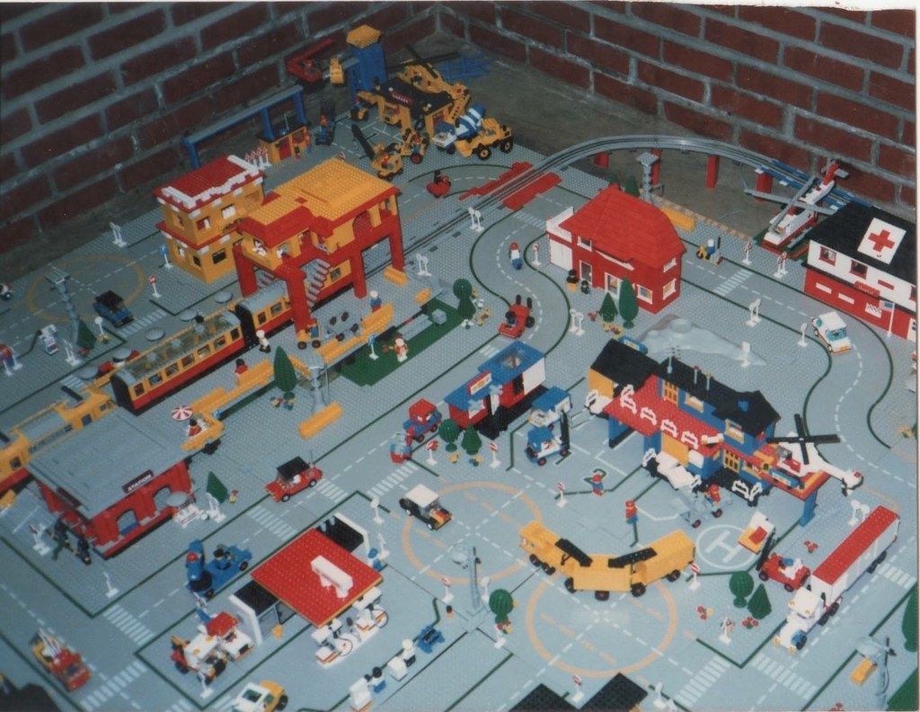My 1980s town of LEGO(R) sets