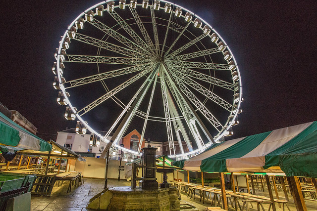 Chesterfield Wheel at Night