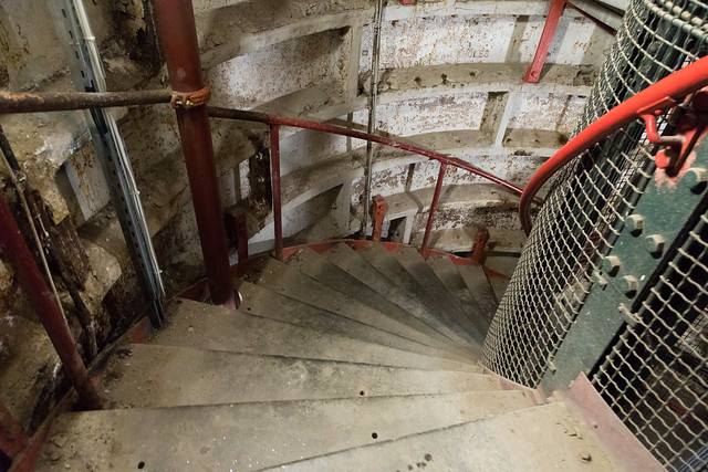 180 stairs down | Shaft 9 stairs | Clapham South deep-level shelter tour | Hidden London-1