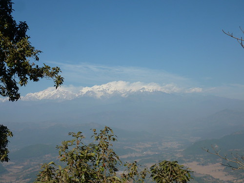 nepal town village panorama