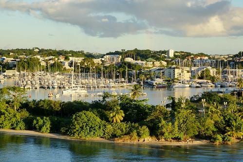 guadeloupe ponte pitre caribbean cruise ship thomson marella discovery sunset