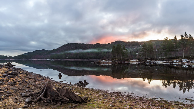 Winter Dawn at Affric