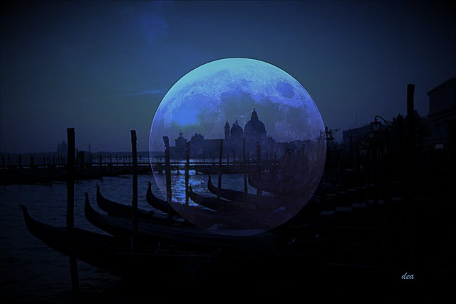 Venice in the blue